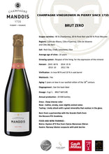 Laden Sie das Bild in den Galerie-Viewer, Champagner "Brut Zéro"