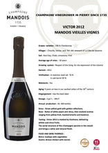 Laden Sie das Bild in den Galerie-Viewer, Champagner "Victor 2012"